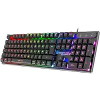 SPIRIT OF GAMER x PRO K1 | Kabelgebundene Semi Mechanische Gaming Tastatur PC |