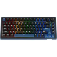 Ducky OK-M 75 Gaming-Tastatur, 75%, Hot-Swap-fähig, RGB, ANSI - KTT Baby Blue Switches