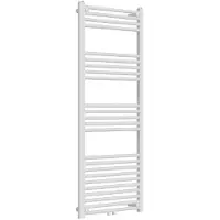 Helloshop26 - Handtuchwärmer-Heizkörper für Badezimmer Stahl 140 x 60 cm weiß
