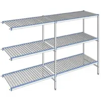 Tournus Ausstattung Regal mit herausnehmbaren Clayettes 3 Ebenen Aluminium 175 x 279.3 x 56 cm - ACG2793