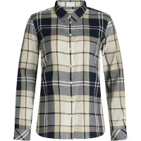 Barbour für Damen. LSH1353 Bredon Hemd beige, marineblau (M), Lässig, Baumwolle, Langarm