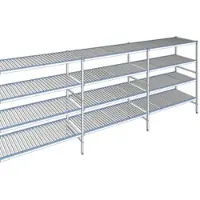 Tournus Ausstattung Regal mit herausnehmbaren Clayettes 4 Ebenen 175 x 487,8 x 56 cm - ALH4878