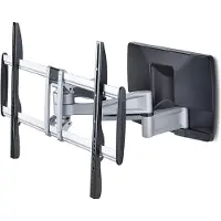 StarTech.com .com Befestigungskit (Wandmontage, 2 vertikale Haltebügel) - neigbar - für Flachbildschirm - flaches Profil - Aluminium, Stahl - Bildschirmgröße: 81.3-254 cm (32"-100")