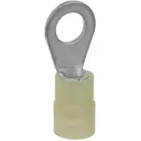 ABB R6-10NDC-DIN Isol. Ringkabelschuh polyamidisol. Kabel-QS 4,0-6,0 mm2 Farbe Gelb n. DIN46237 Kupfer verzinnt Gewindegr. M10 Double Crimp VPE 100 - 100 Stück