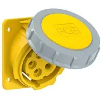 Pce 4152-4ttf87 CEE-Anbausteckdose schräg (75x85mm) 16A 5p 4h IP67 TT 41524ttf87
