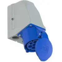 Pce 927-9v CEE-Wandsteckdose 32A 7p 9h IP44/IP54 9279v