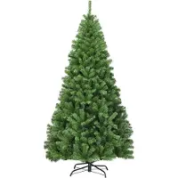 Goplus 180 cm Künstlicher Weihnachtsbaum klappbar, PVC Weihnachtsbaum mit Robuste Metallfüße & 1000 Zweigspitzen, Einfacher Montage, Grün (ohne Dekoration)