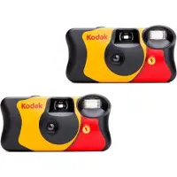 Kodak Fun Saver Wegwerpcamera met Flits 27 Opnamen (2 Stuks)