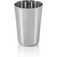 WAS Germany Cup Set, 0,4 ltr., Ø 8 cm, Höhe 11,5 cm, Set á 4 Stück, Chromnickelstahl