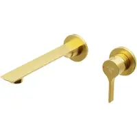 Steinberg Serie 290 Waschtisch-Wand-Einhebelmischer, Fertigmontageset, Ausladung 207mm, 29018143BG
