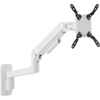 Equip 17"-49" Hochleistungs-Wandhalterung für einen Monitor, 20 kg, 43,2 cm (17"), 124,5 cm (49"), 200 x 200 mm, Höhenverstellung, Weiß