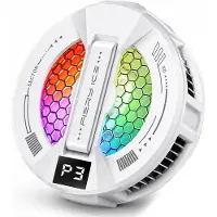 Dopwii Handy Kühler Halbleiter‑Kühlung, Magnetischer & Clip‑Handykühlventilator mit RGB‑Licht, Typ‑C, Leiser Betrieb für Gaming‑Smartphones, Weiß
