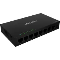Lanberg DSM1-1008, Unmanaged, Gigabit Ethernet (10/100/1000), Desktop