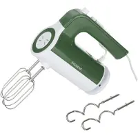 KASANOVA Elektrischer Handmixer 300 W 5 Geschwindigkeiten grün