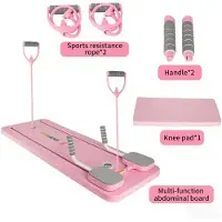 StarTech.com Pilates-Board - Bauchtrainer - Faltbar - Automatische Rückfederung - Ganzkörper-Training - AB Roller Coaster - Heimfitness - Transparent
