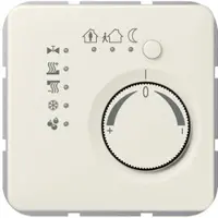 JUNG 2178TS KNX Stetigregler mit integrierter Tasterschnittstelle 4fach, Thermoplast, Serie CD, weiß (ivory) 2178 TS