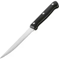 WAS Germany - Steak-/Pizzamesser mit Kunststoffgriff Set 12-teilig, 21 cm, Edelstahl
