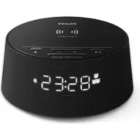 Philips Wecker mit kabellosem Ladegerät TAPR702/12 FM Bluetooth Schwarz