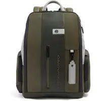 Piquadro Rucksack Urban Travel Backpack M Green / Grey