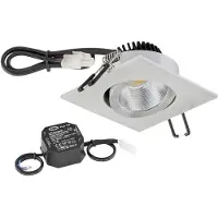EVN PC24N61402 LED-Einbauleuchte 6 W Warmweiß Aluminium