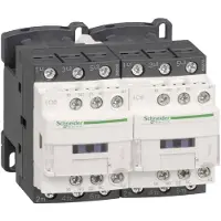 Schneider Electric LC2D25G7 Wendeschützkombination, 3p+1S+1Ö, 11kW/400V/AC3, 25A, Spule 120V 50/60Hz