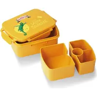 Awave Die Schule der Magischen Tiere Brotdose Snackbox, aus rPET | gelb, Caspar