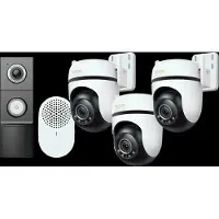 TP-LINK Tapo C530WS 3er-Pack + D235 Smart Battery + Wired Doorbell