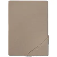 Castell Jersey Baumwoll Spannbettlaken taupe 90 x 190 - 100 x 200 cm