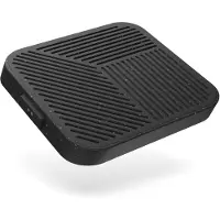 ZENS Induktionsladegerät - Schwarz - für iPhone, AirPod, Android-Gerät, Qi-fähiges Gerät - Schnellaufladung, Magnetisch
