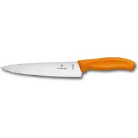 Victorinox Swiss Classic Serie Kochmesser Tranchiermesser - 19 cm - Orange
