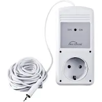 Wallair Abluftschalterzwischenstecker BL110K 1400W Weiss