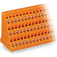 Wago 737-416/000-004 Dreistock-Leiterplattenklemme,2,5 mm2,Rastermaß 5,08 mm,schwarz 737416000004 - 12 Stück