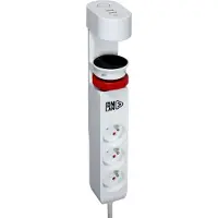 Onlan Multiprise sous table 3 prises OnLan Power Desk Station (Blanc)