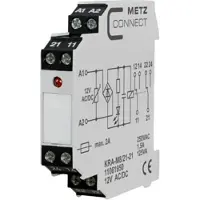 BTR NETCOM BTR 11061950 Koppelbaustein 12V AC/DC KRA-M8/21-21 2Wech. 250VAC/DC 2A - 10 Stück