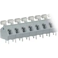 Wago 256-503/334-000 Leiterplattenklemme,Drücker,2,5 mm2,grau 256503334000 - 45 Stück