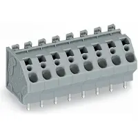 Wago 745-154/000-006 Leiterplattenklemme 4qmm RM 7,5 mm 4-polig blau