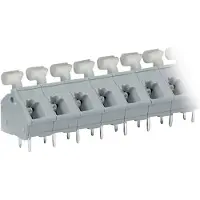 Wago 256-502/334-000 Leiterplattenklemme,Drücker,2,5 mm2,grau 256502334000 - 70 Stück