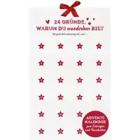 Sonstige Verlage 24 Gründe, warum du wunderbar bist - Adventskalender zum Eintragen und Verschenken