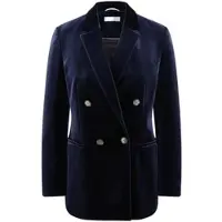 Fadenmeister Berlin Samt-Blazer blau