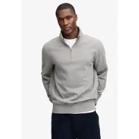 Superdry Essential Serif Logo Halbreißverschluss-sweatshirt