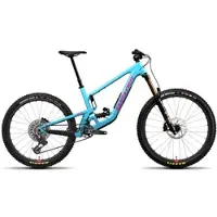 Santa Cruz Nomad 7 Carbon X0 AXS RSV Coil - L - Gloss Aqua Magenta