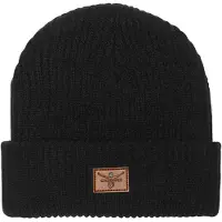 Chiemsee Beanie , Herren, schwarz (schwarz beauty), 49% Baumwolle, 47% Acryl, 3% Polyester, 1% Elasthan, unifarben, Mützen Beanie