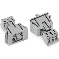 Wago 890-753/062-000 Snap-In-Stecker,3-polig,Kod. B,grau 890753062000 - 50 Stück