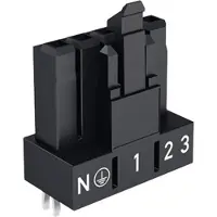 Wago 890-805 Buchse für Leiterplatten,gerade,5-polig,schwarz 890805 - 50 Stück