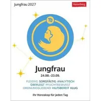 Sonstige Verlage Jungfrau Sternzeichenkalender 2027 - Tagesabreißkalender - Ihr Horoskop für jeden Tag