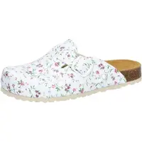 Lico Bioline Clog mit Print, verstellbarer Schnalle und dämpfungsaktiver EVA-Laufsohle, Größe 39