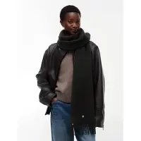 Tommy Hilfiger Schal "TH ELEVATED CHIC WOVEN" aus reiner Wolle, mit Fransen