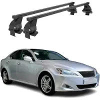 Menabo Stahl Dachträger Gepäckträger für Lexus IS XE20 2005-2013 Schwarz