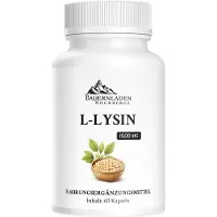 Delta7 Bauernladen Nockberge | L-Lysin Kapseln | 1.500 mg Tagesdosis