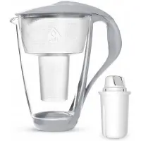 Dafi Glas-Wasserfilterkanne Crystal Led 2L mit Classic-Filter